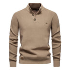Michiel | Heren Trui Met Knoopdesign