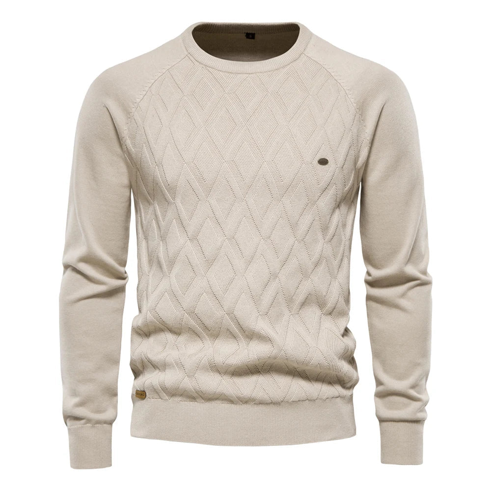 Daniel | Heren Trui Met Ruitdesign