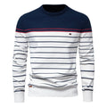 Sebastian | Heren Trui Met Streepdesign