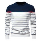 Sebastian | Heren Trui Met Streepdesign