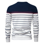 Sebastian | Heren Trui Met Streepdesign
