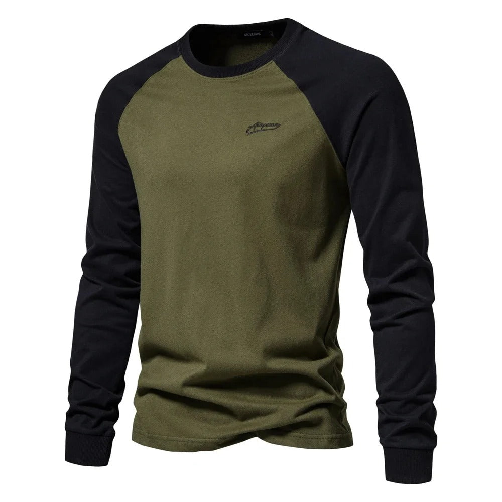 Heren-T-shirt met lange mouwen