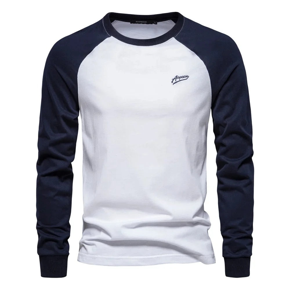 Heren-T-shirt met lange mouwen