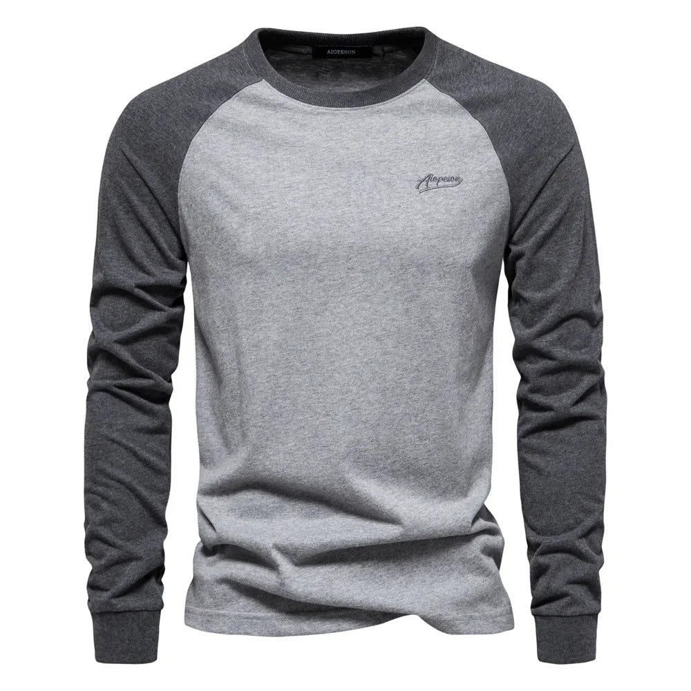 Heren-T-shirt met lange mouwen
