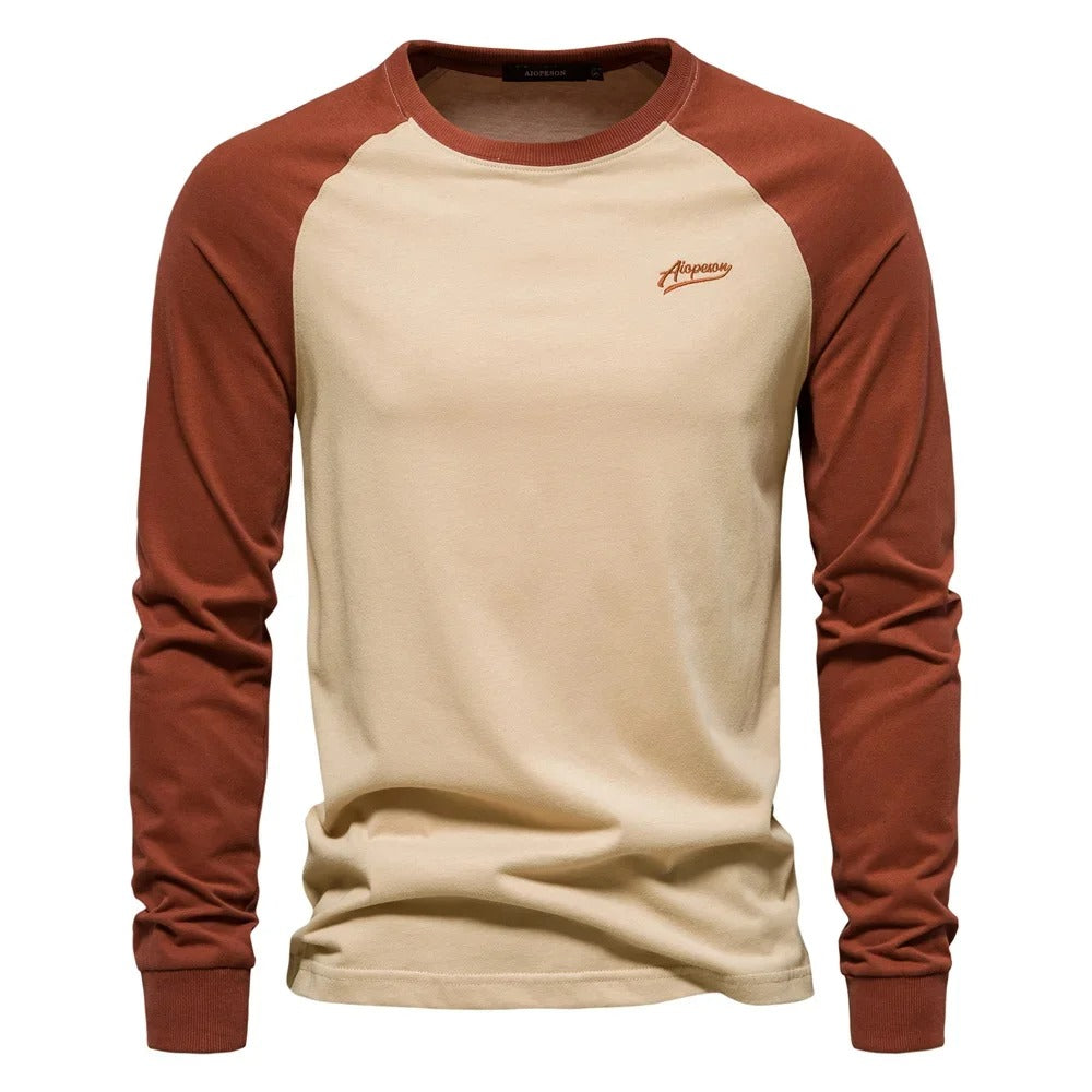 Heren-T-shirt met lange mouwen