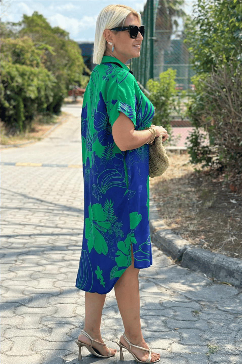 Laluna® | Jurk met bloemenprint